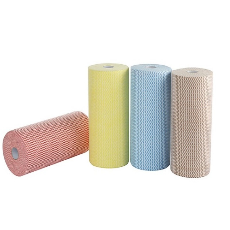 Bamboo Fiber / Polyester Polyester oleum repugnans non textile Purgato Roll